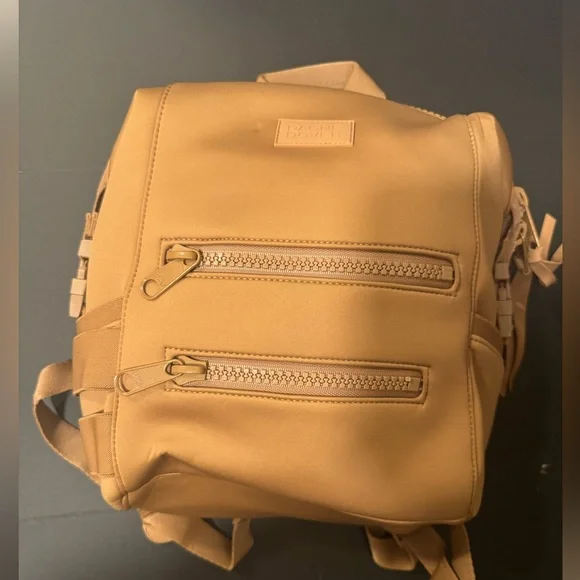 Dagne Dover Small Indi Diaper bag in color Camel - Picture 2 of 4